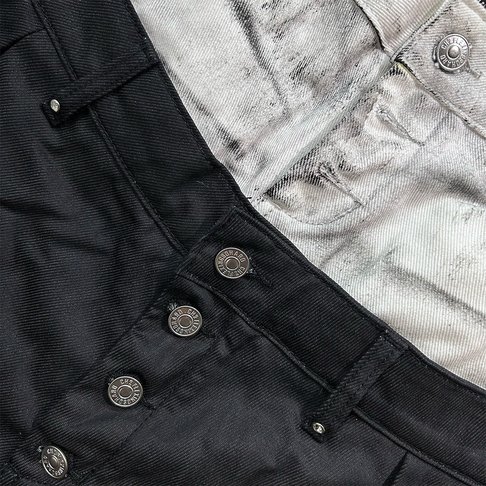 ＜/２ Double Waist Jeans