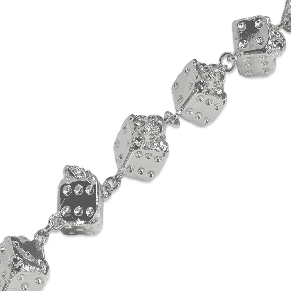 小物 EMOstanceclub SKULL DICE 15 LINK CHAIN EMOstanceclub(エモスタンスクラブ)商品ページ - Skull Dice 15 Link