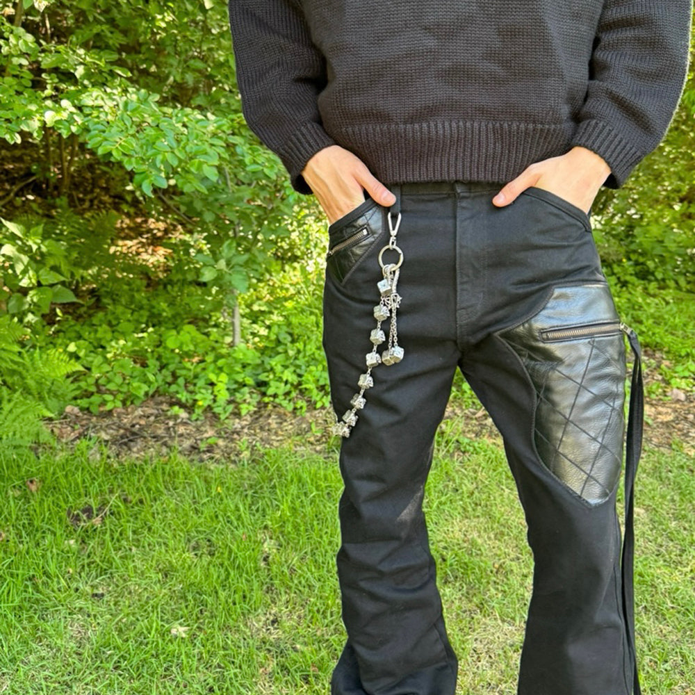 Skull Dice 15 Link Chain