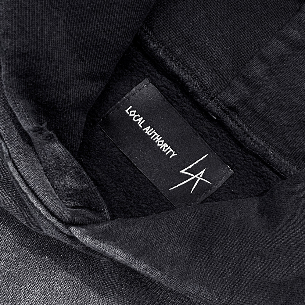LA Slash Destroyed Hoodie