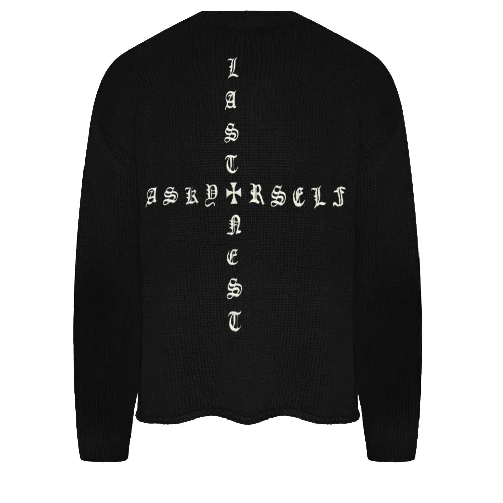 LAST NEST(ラストネスト)商品ページ - L.N.A.Y Chain Knit - Black