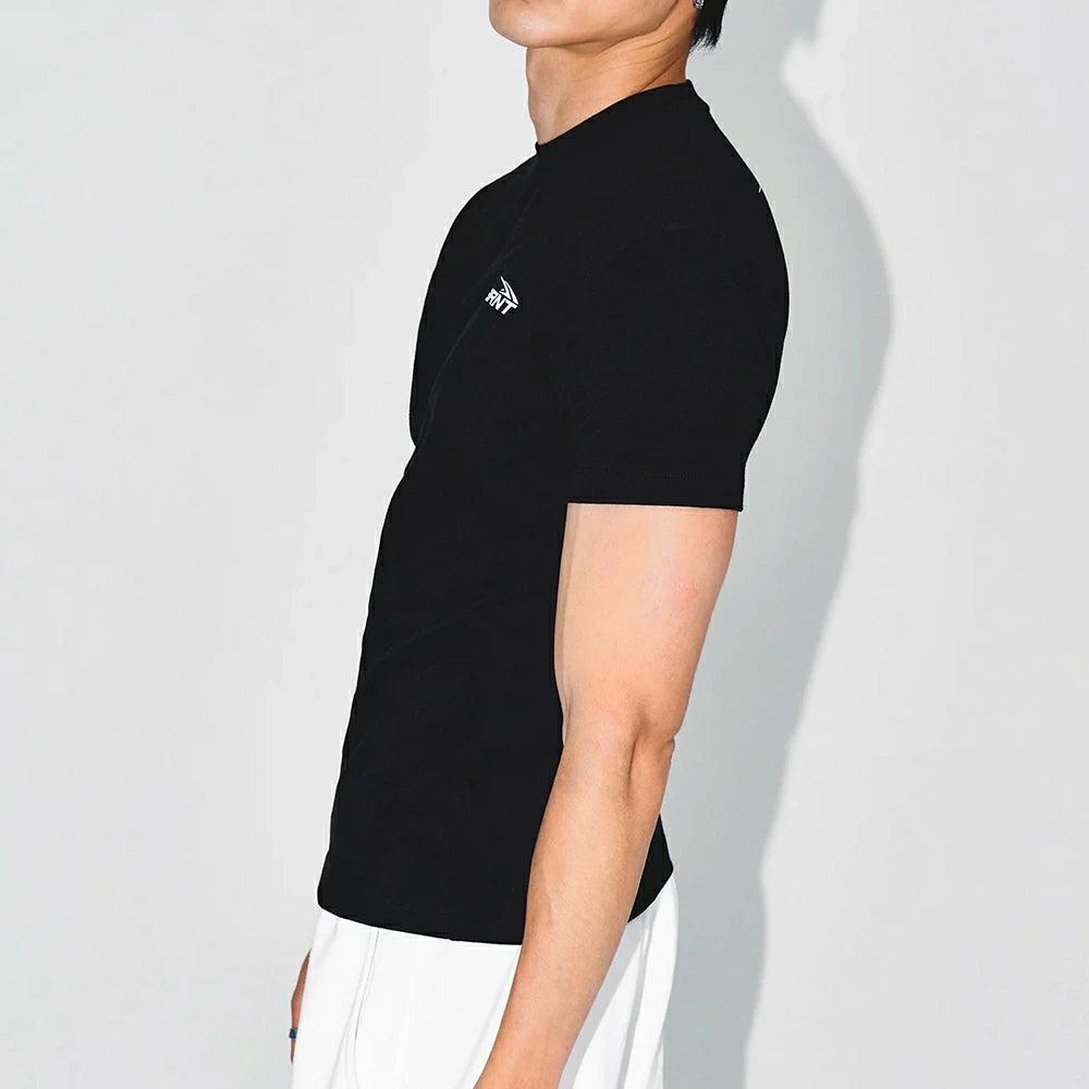 BRNT BACK LOGO MUSCLE FIT T-SHIRTS