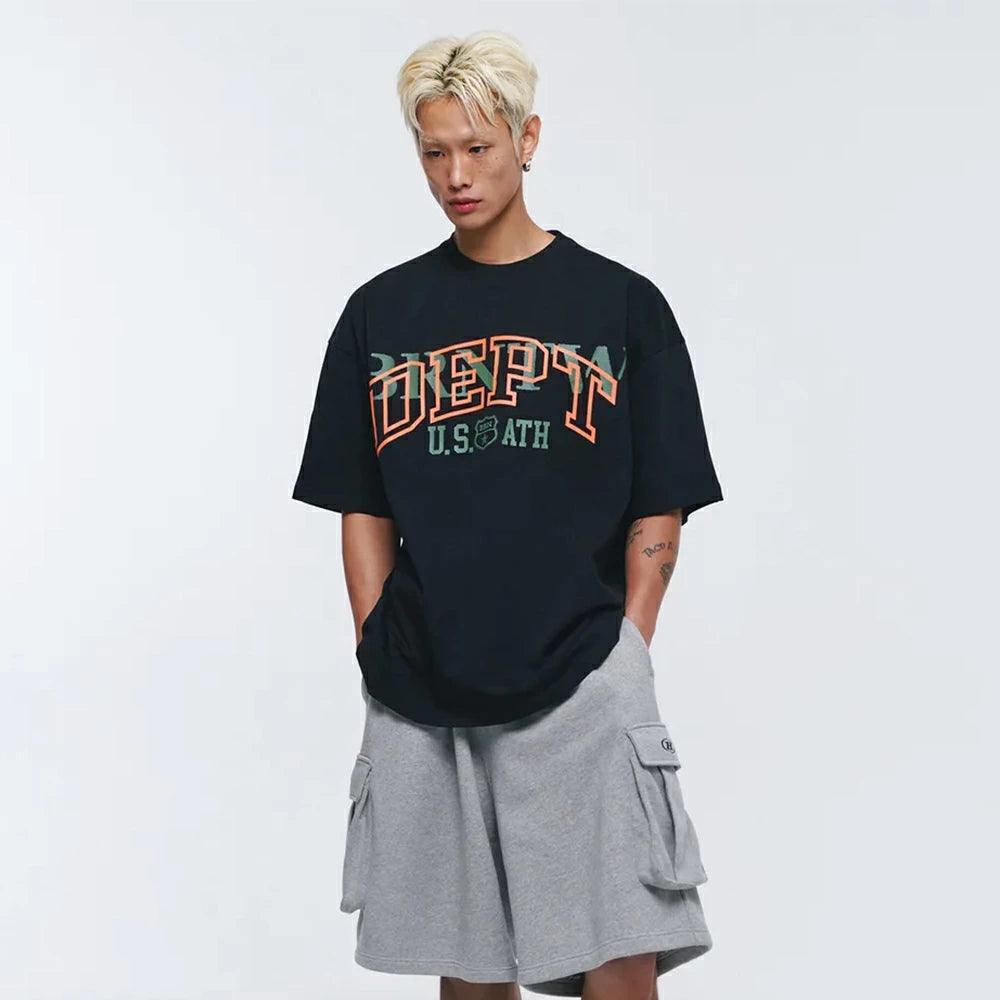 DEPT BACK CUTTING SEMI OVER FIT T-SHIRTS