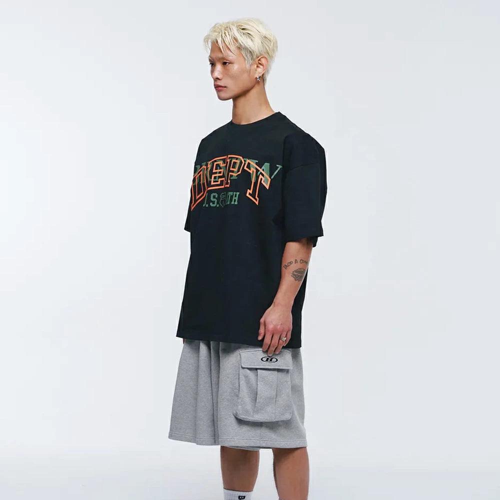 DEPT BACK CUTTING SEMI OVER FIT T-SHIRTS