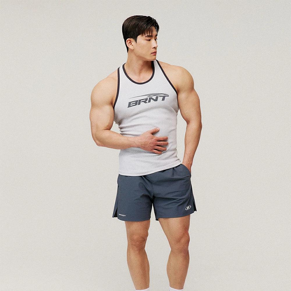 BRNT RIBBED SLEEVELESS