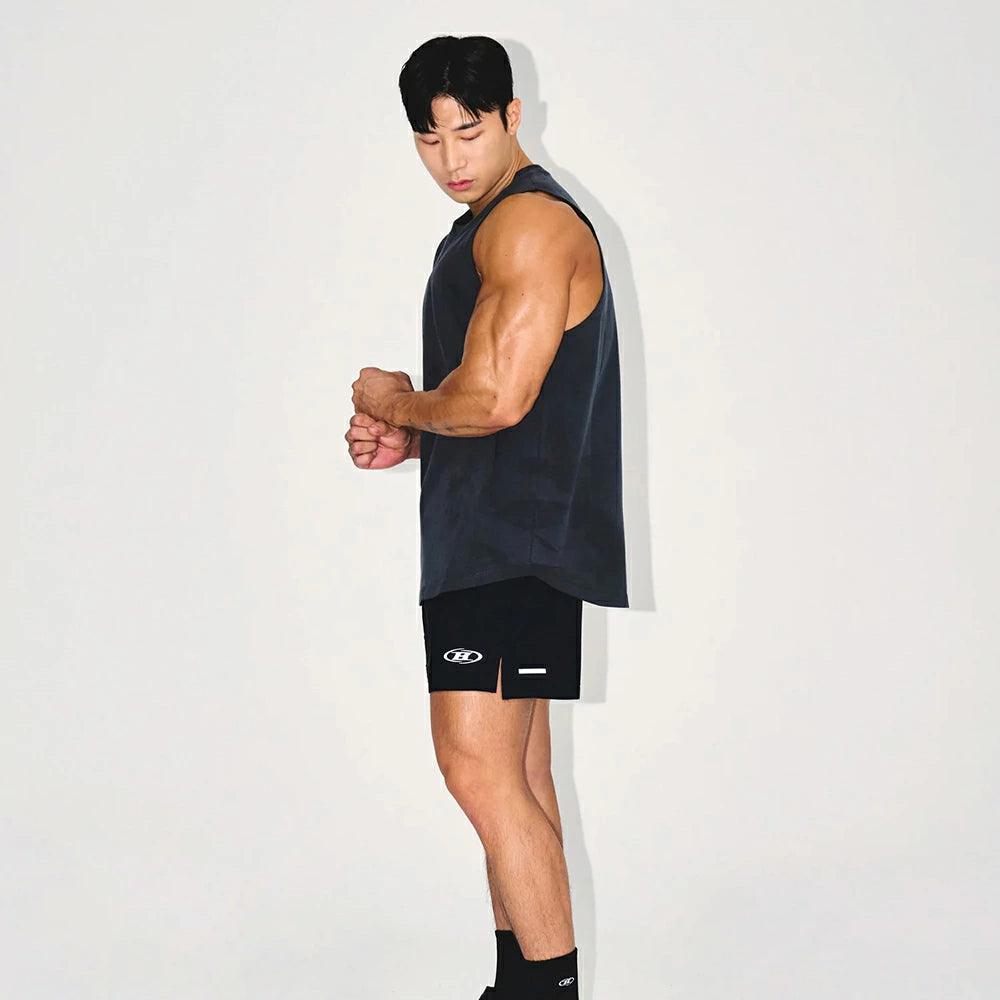 SILVER B PIGMENT DYING SLEEVELESS
