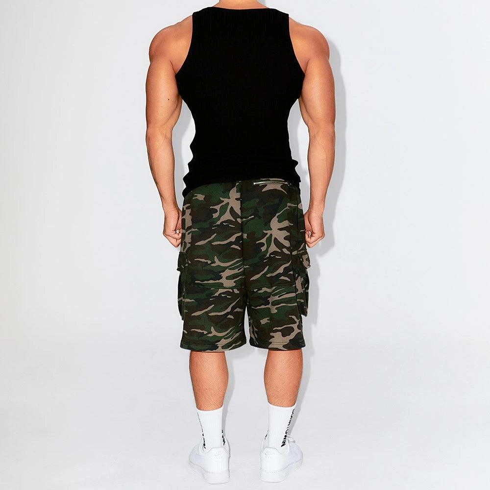 WINNER CAMO CARGO BERMUDA PANTS