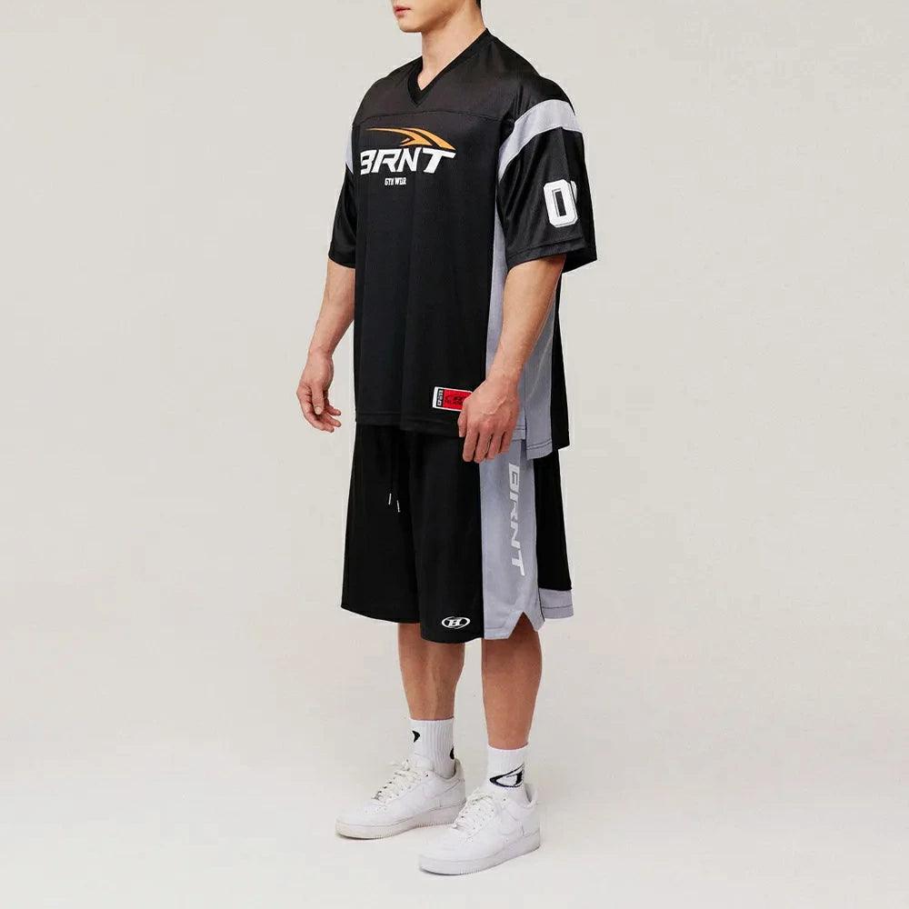 MESH FOOTBALL JERSEY BERMUDA PANTS