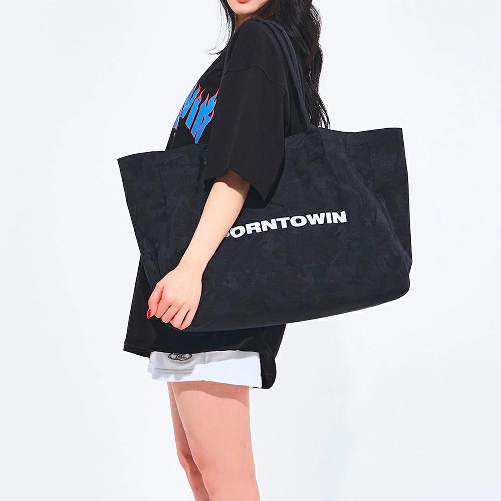 SYMBOL B LOGO SHOPPER BAG