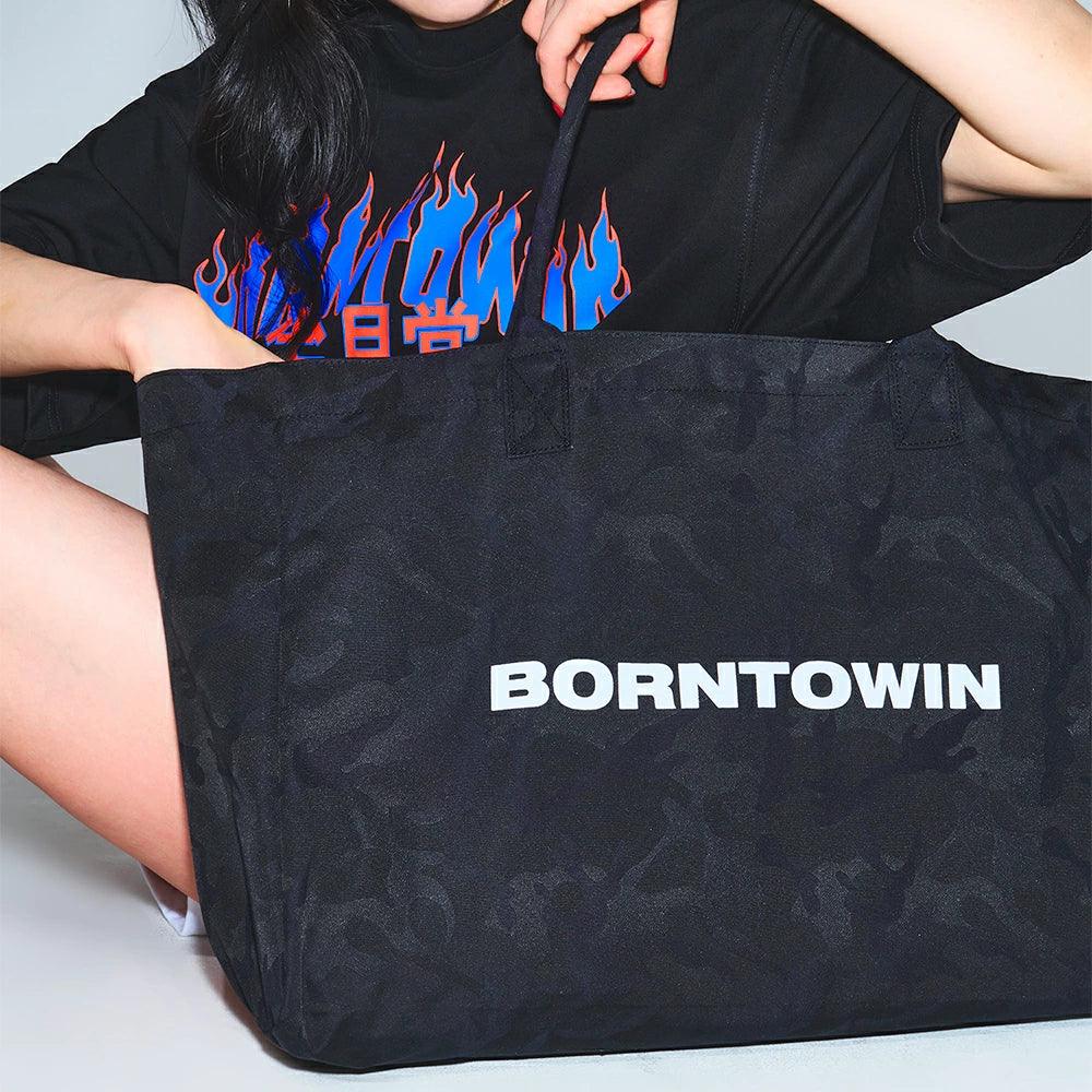 SYMBOL B LOGO SHOPPER BAG