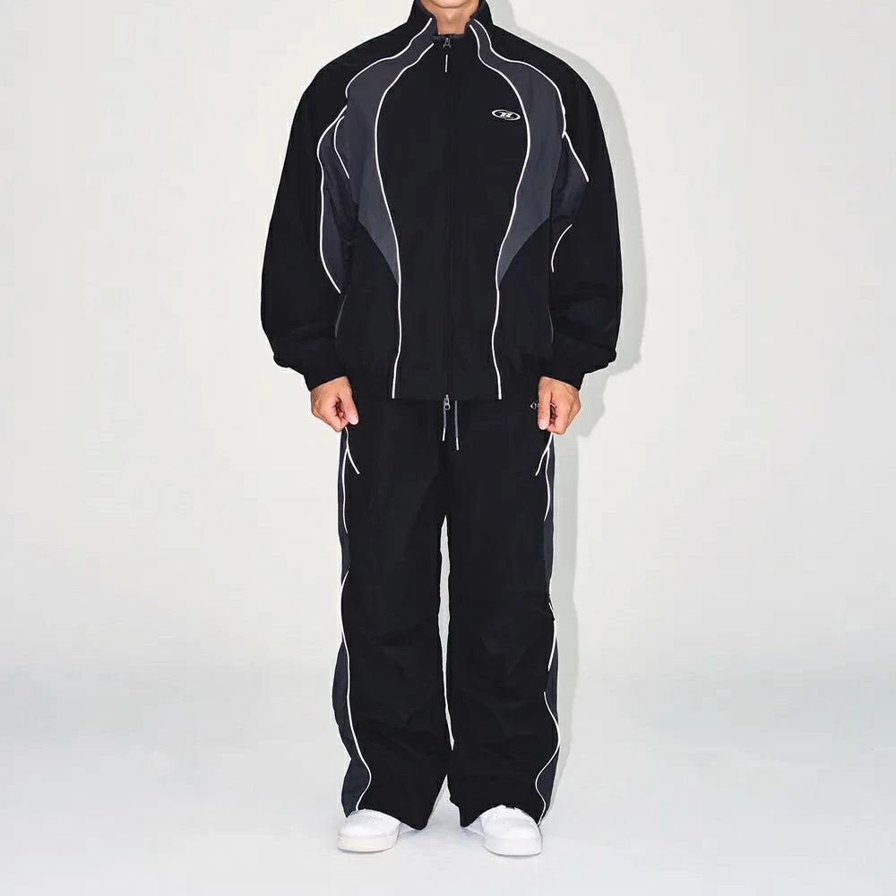 Nylon Block String Pants