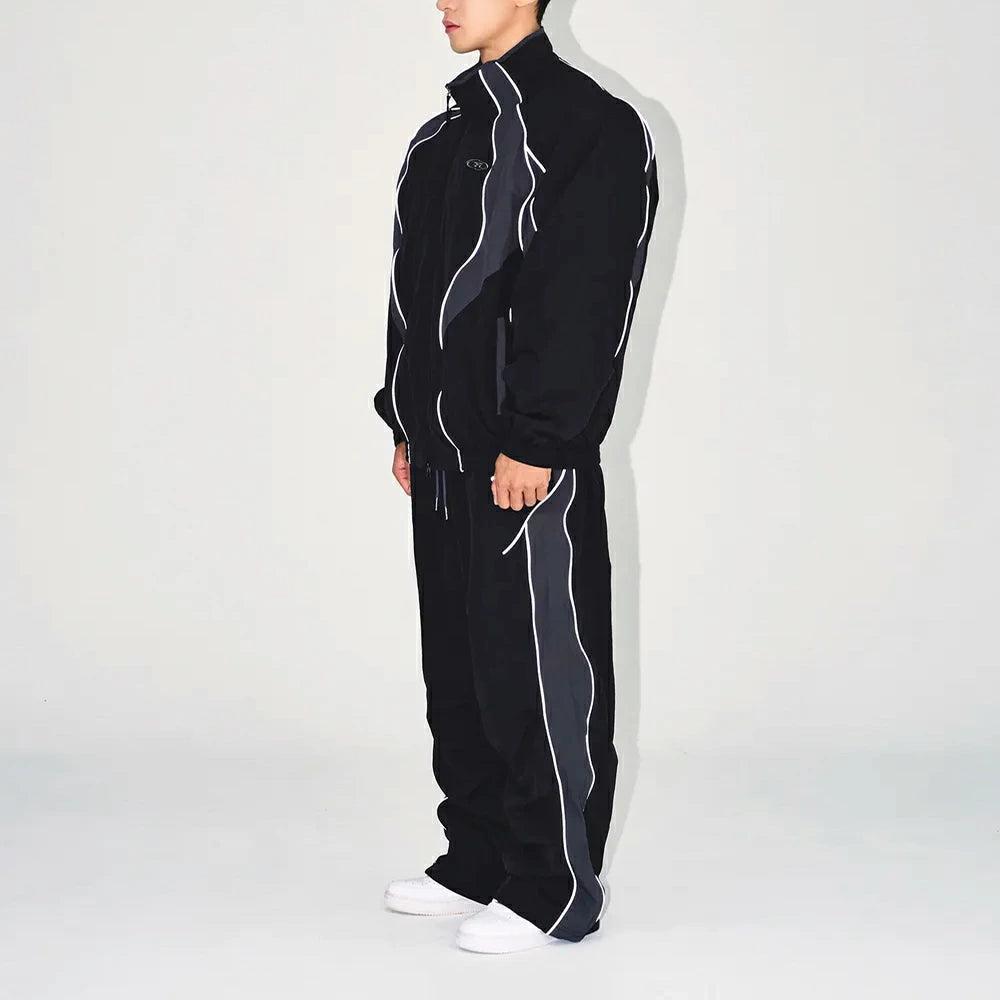 Nylon Block String Pants