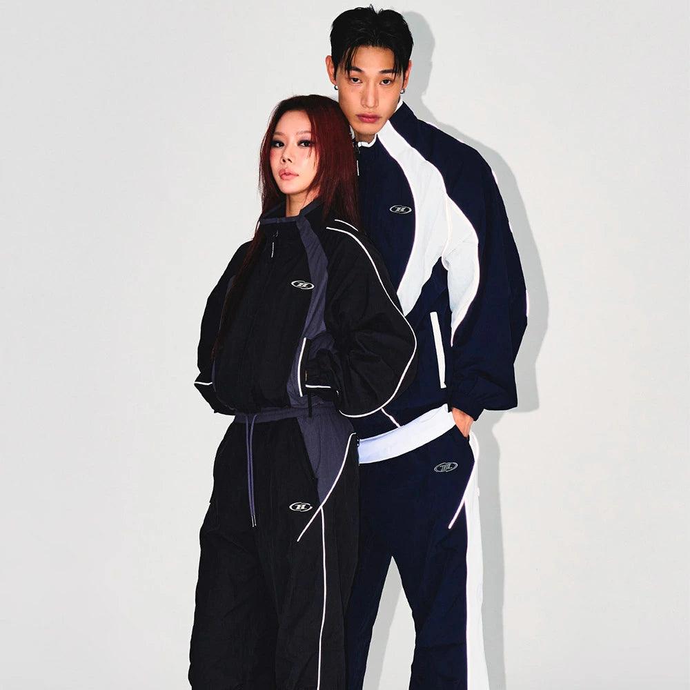 Nylon Block String Pants