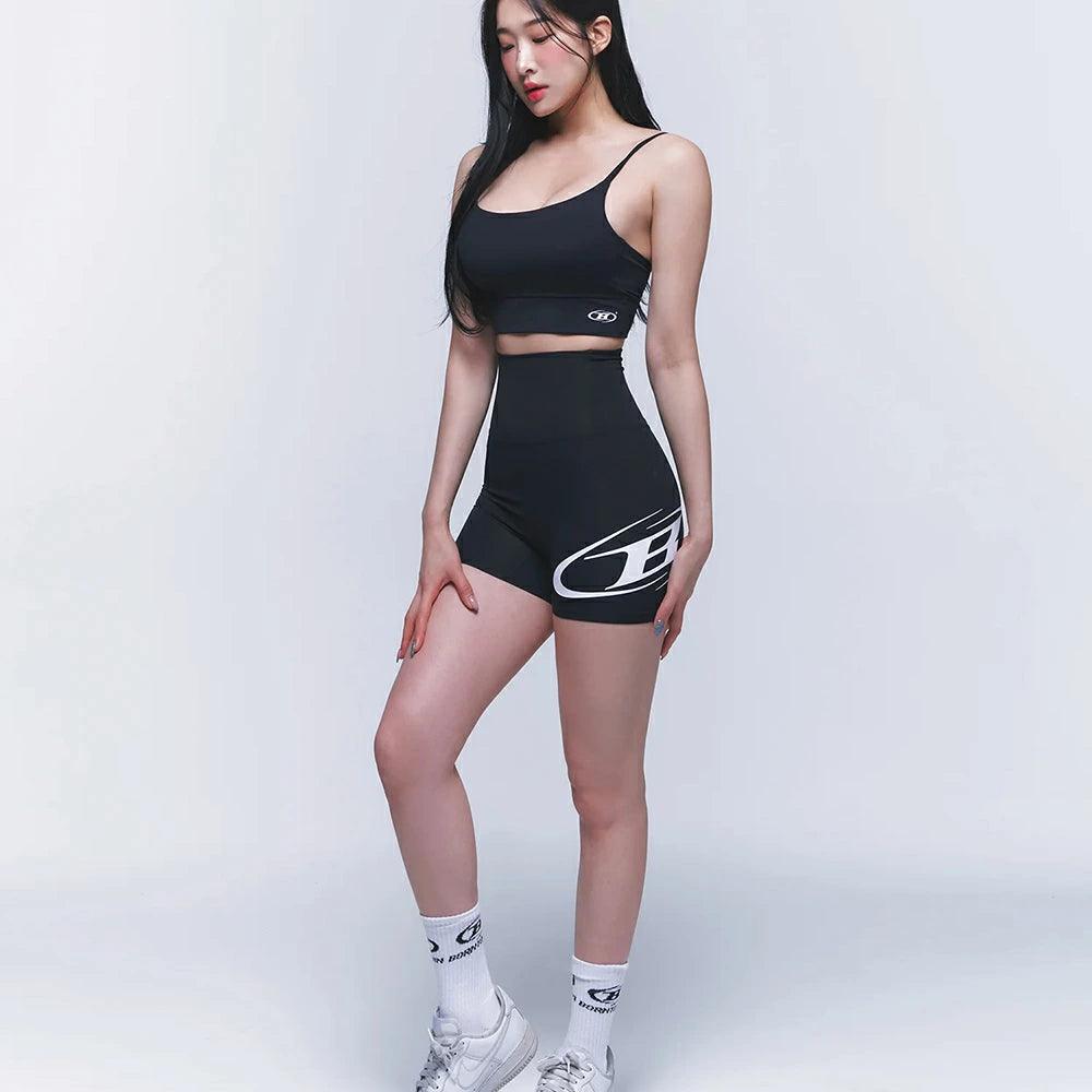B logo 3.5 Biker Shorts