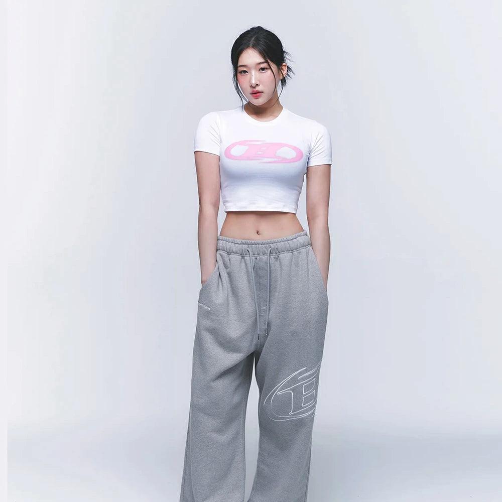 BLUR LOGO CROP TOP