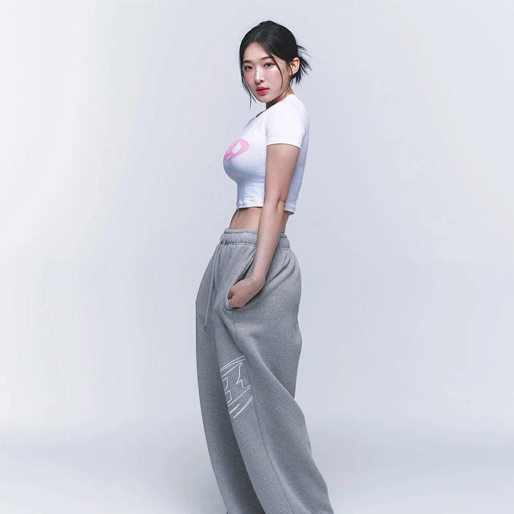 BLUR LOGO CROP TOP