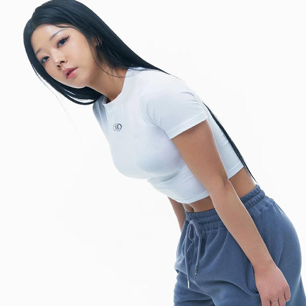 SILVER B MODAL CROP T-SHIRTS