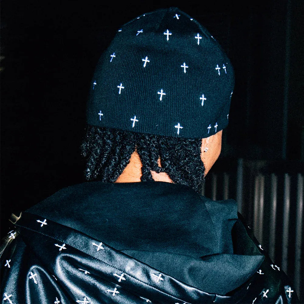 LAST NEST(ラストネスト)商品ページ - Allover Cross Beanie V2