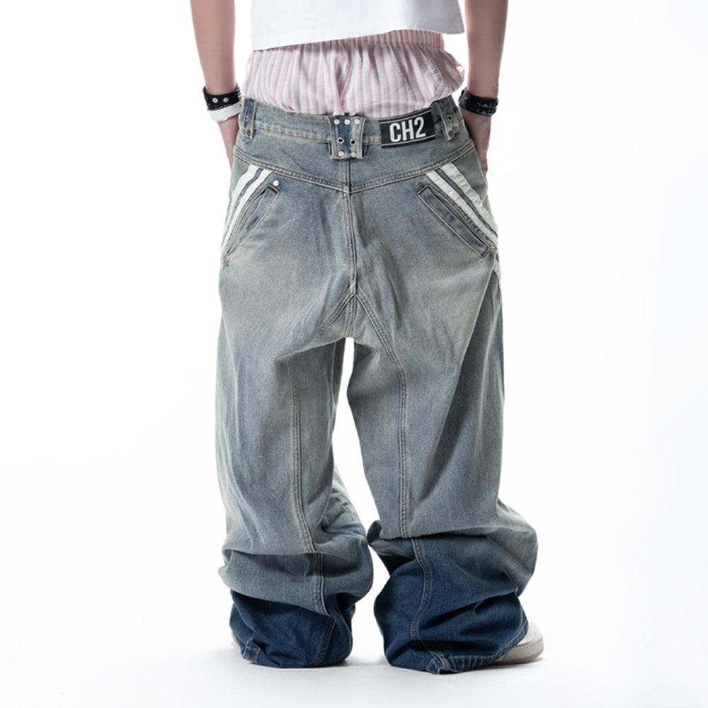 ＜/２ Blue Track Jeans