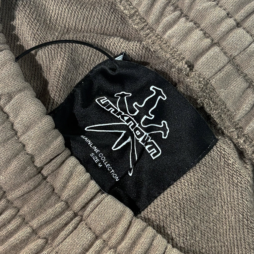 Outline Cross Rhinestone Sweatpants