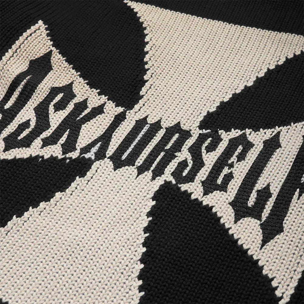 ASKYURSELF (アスクユアセルフ)商品ページ - Rider Cross Knit - Black