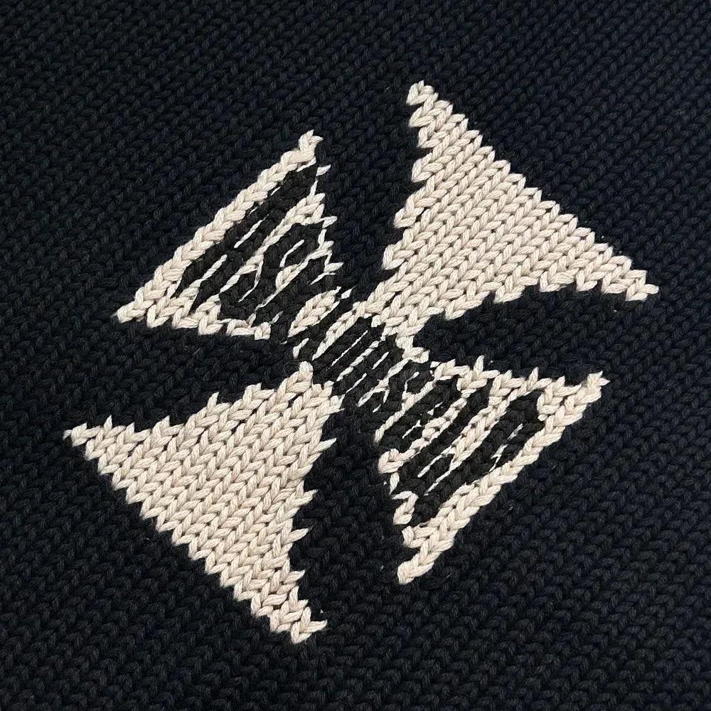ASKYURSELF (アスクユアセルフ)商品ページ - Rider Cross Knit - Black
