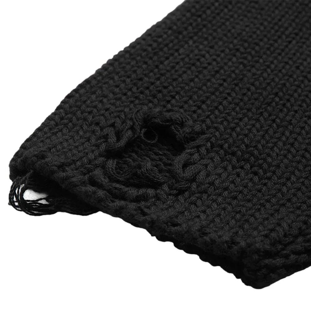 ASKYURSELF Product Page - Rider Cross Knit - Black - VENTURER