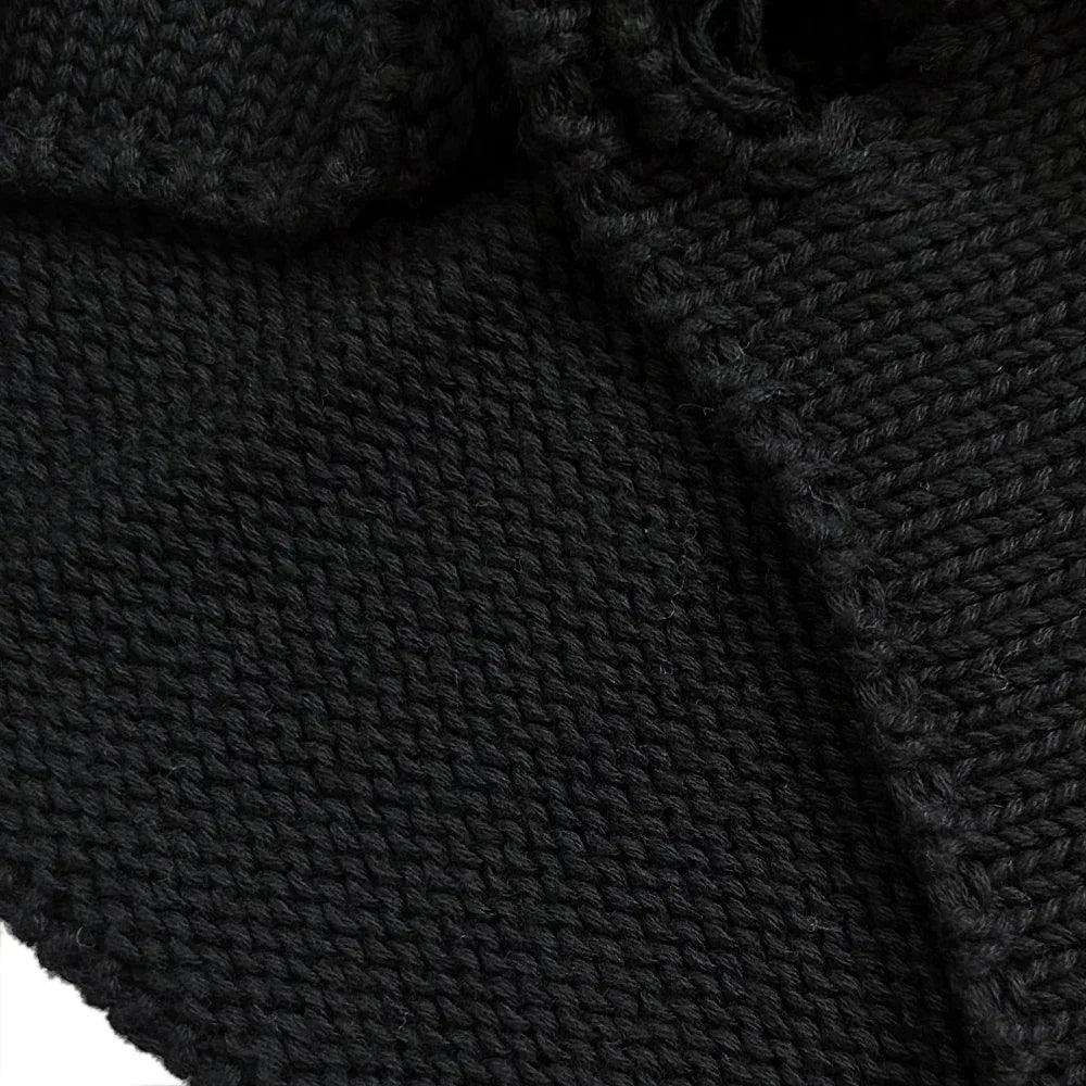ASKYURSELF Product Page - Rider Cross Knit - Black - VENTURER