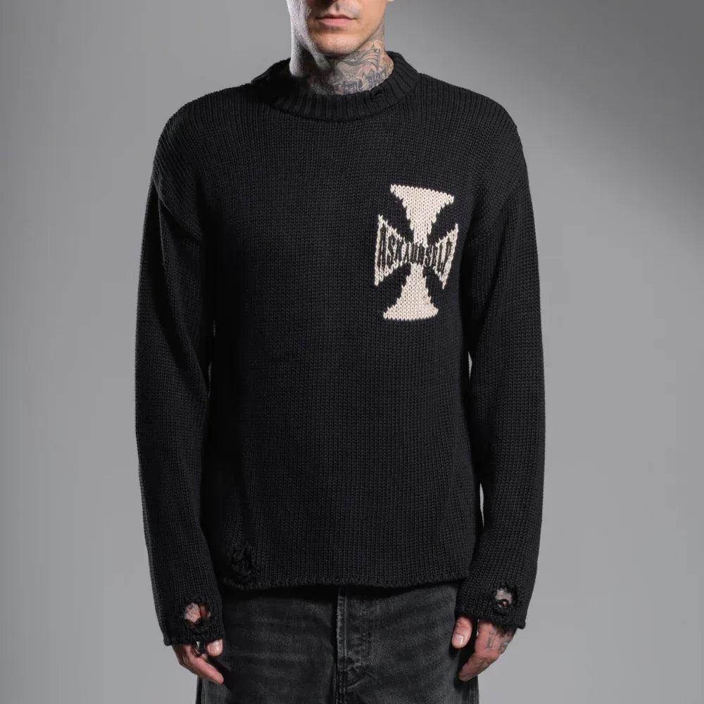 ASKYURSELF Product Page - Rider Cross Knit - Black - VENTURER