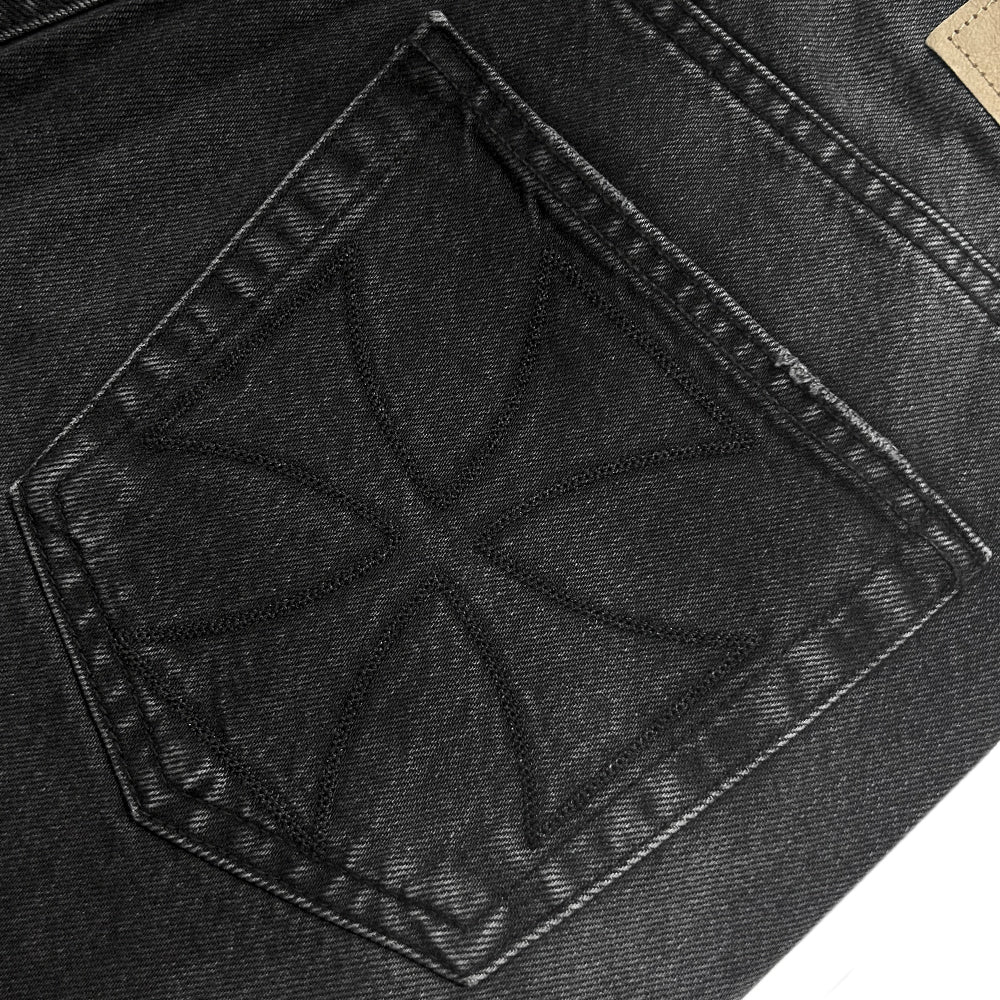 Cross Pocket Phrase Denim