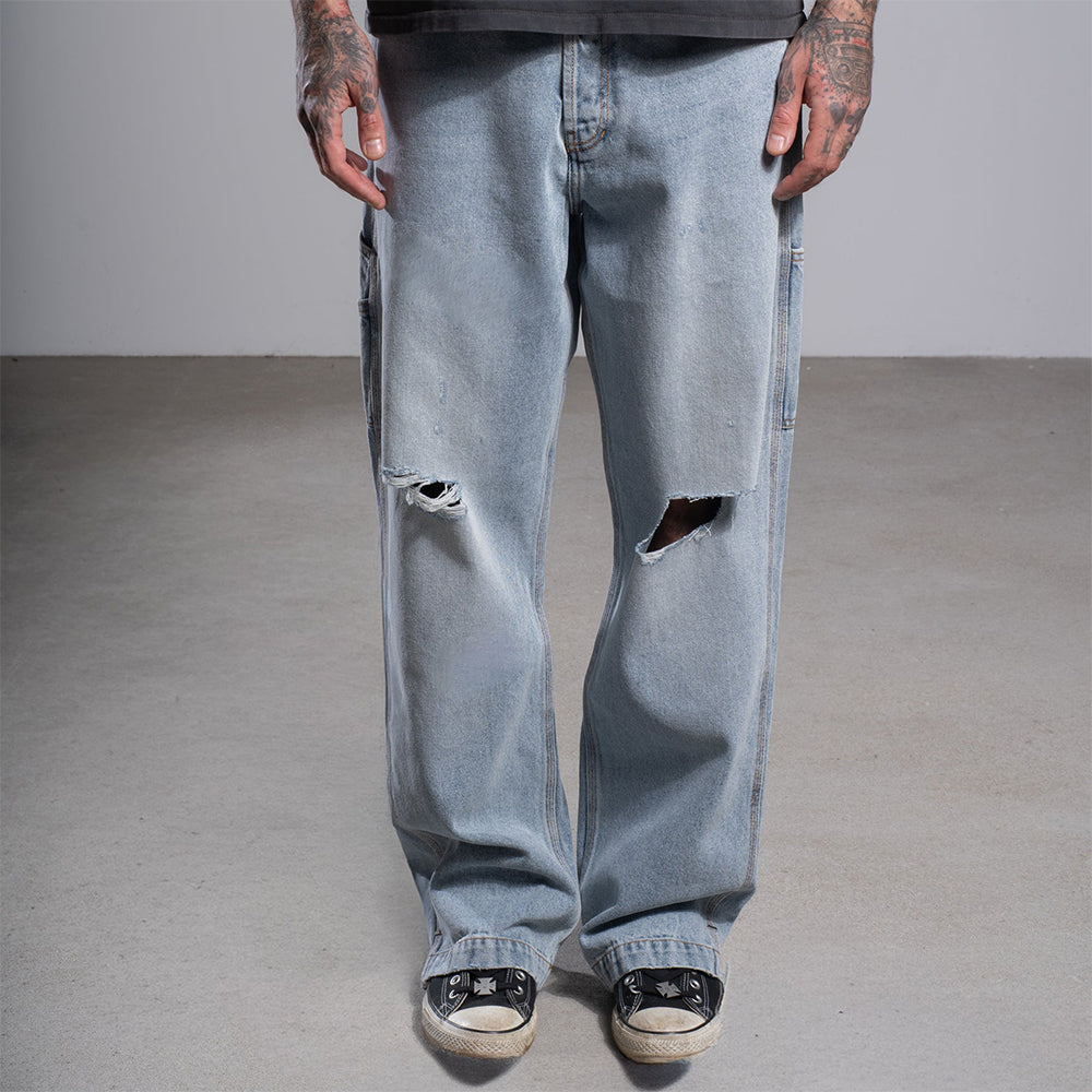 Phrase Work Zip Denim