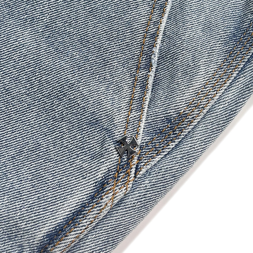 Phrase Work Zip Denim