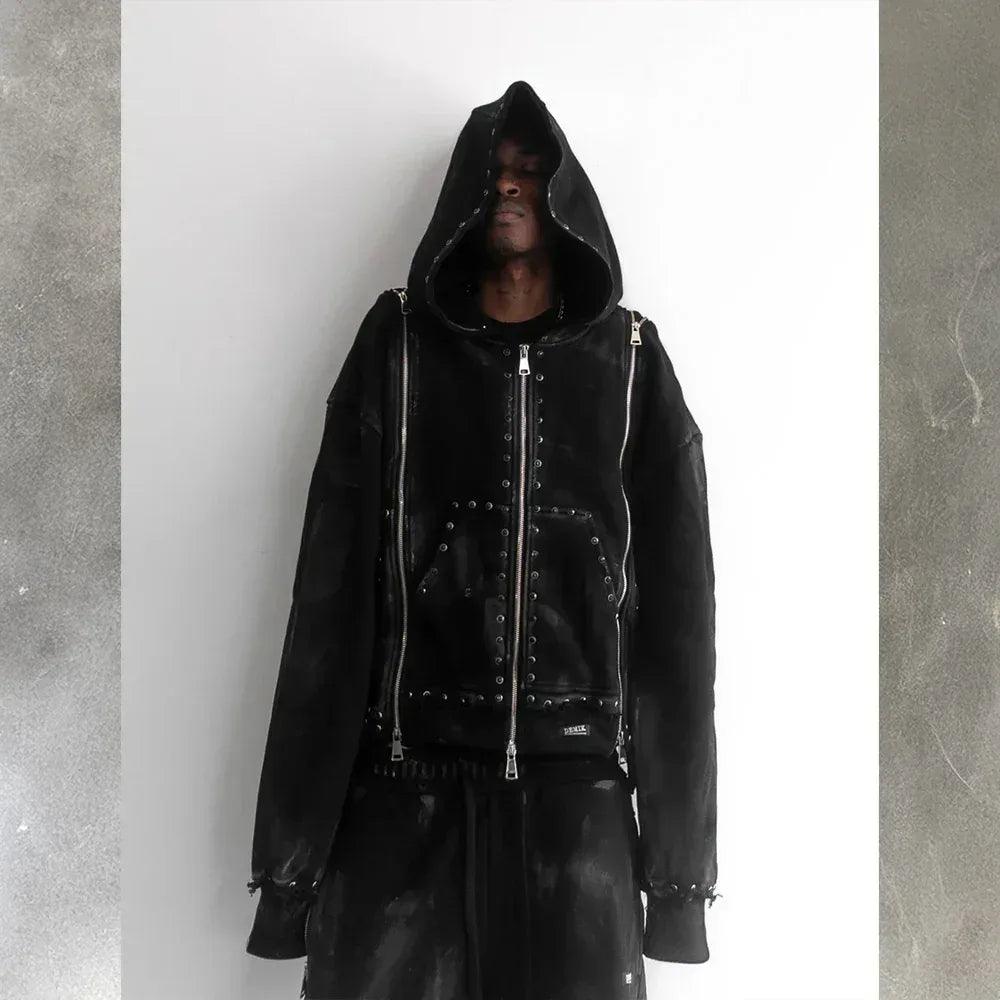 【国内入手困難】DEMIK EXCLUSIVE 黒 トリプルジップ フーディー DEMIK EXCLUSIVES(デミックエクスクルーシヴ)商品ページ - Stealth