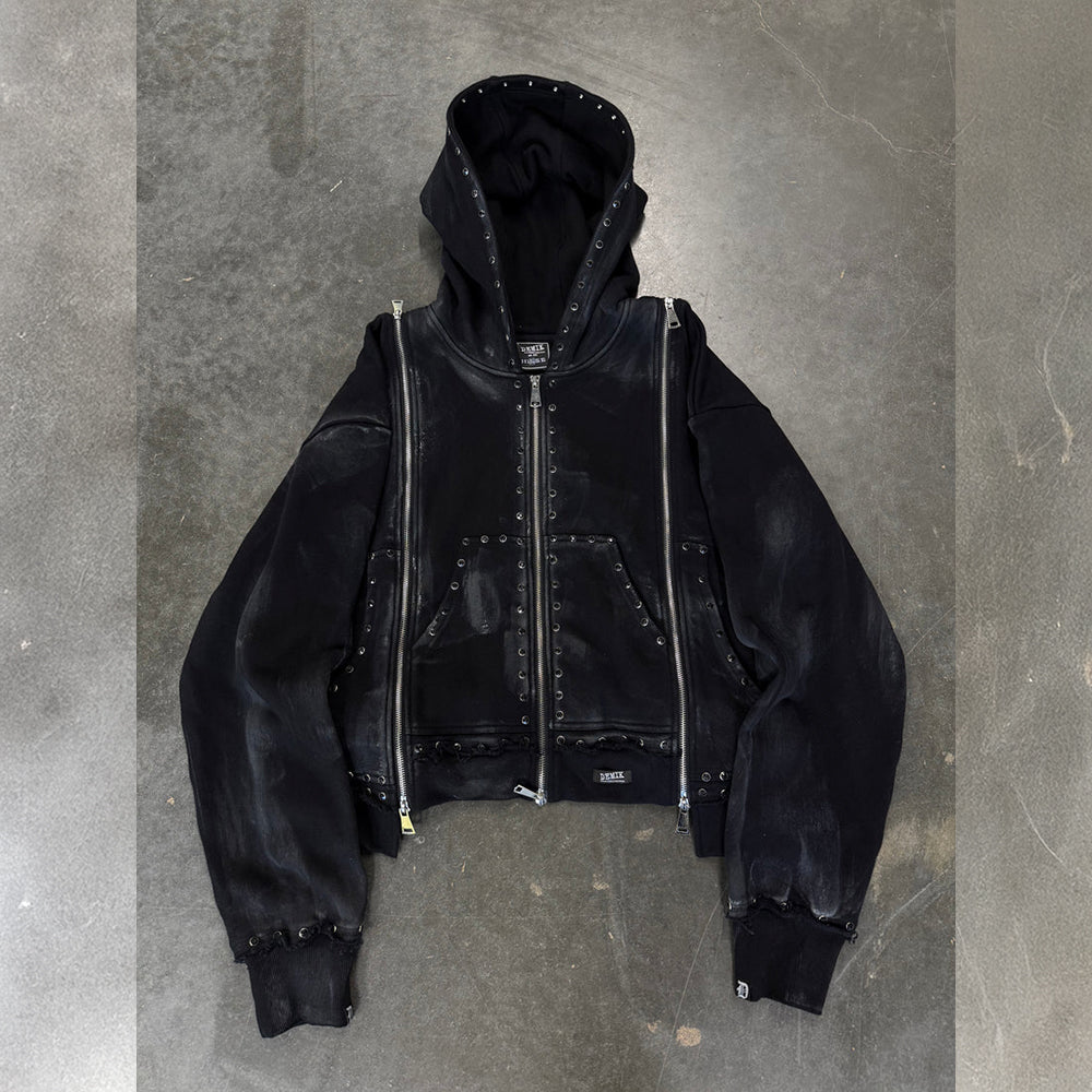 Black Diamond Triple Zip Hoodie