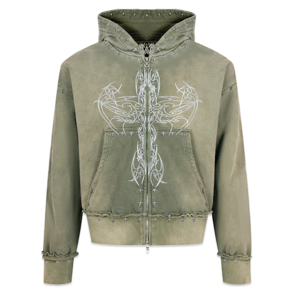 Earthangl Zip Up Hoodie