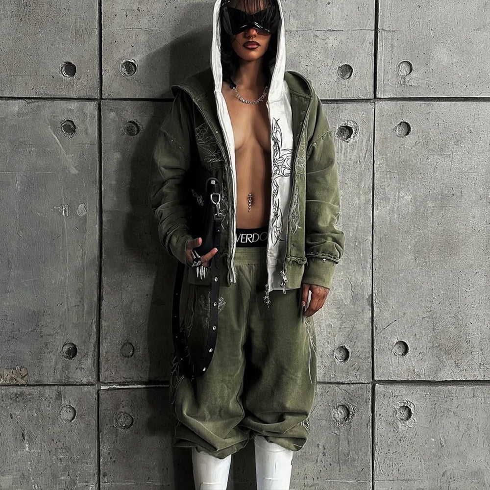 Earthangl Zip Up Hoodie