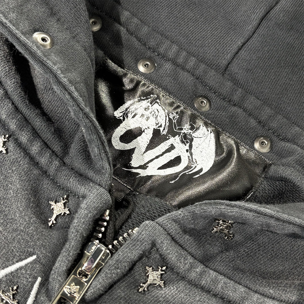 Drkangl Zip Up Hoodie