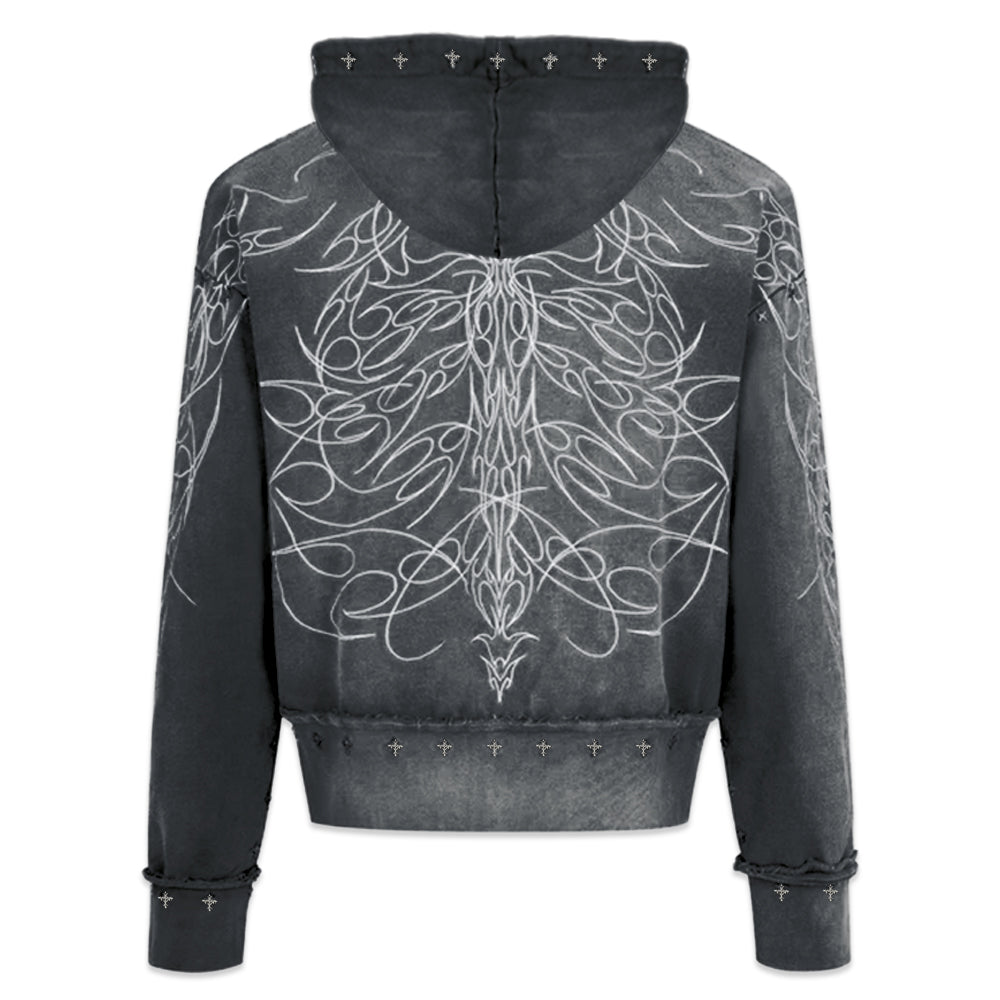 Drkangl Zip Up Hoodie