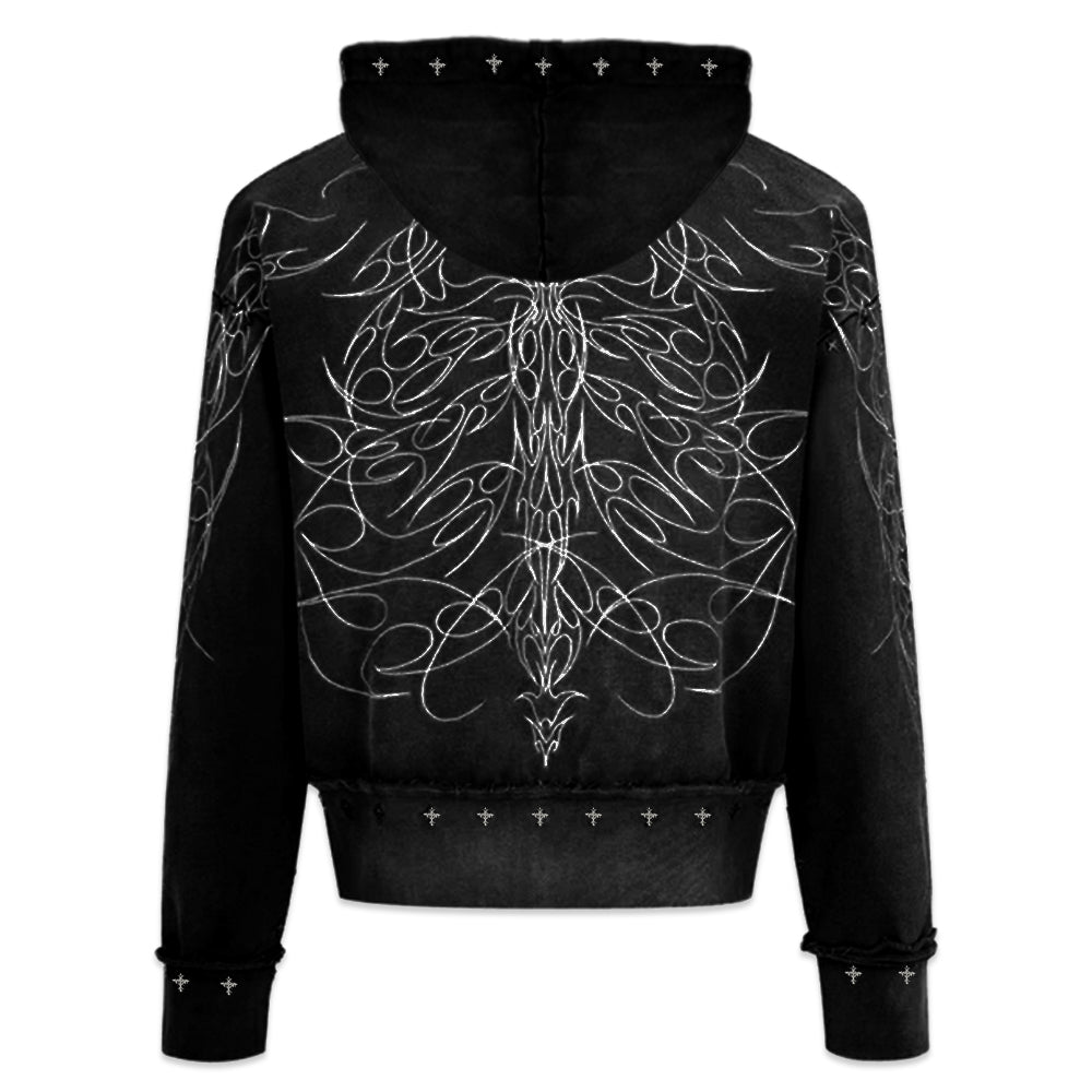 Shdwangl Zip Up Hoodie