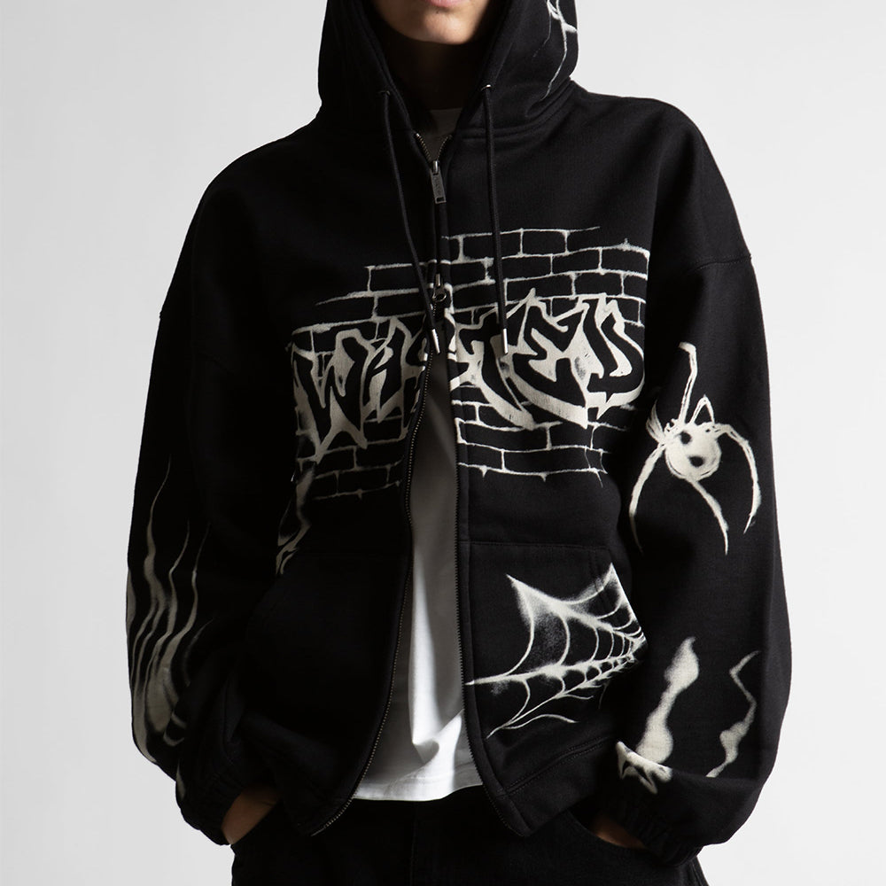 ATM Boxy Zip Hoodie