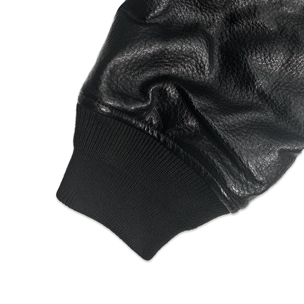 Kingdom Faux Leather Bomber