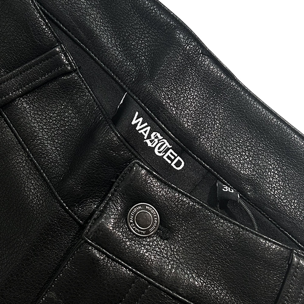 Faux Leather Casper Pants