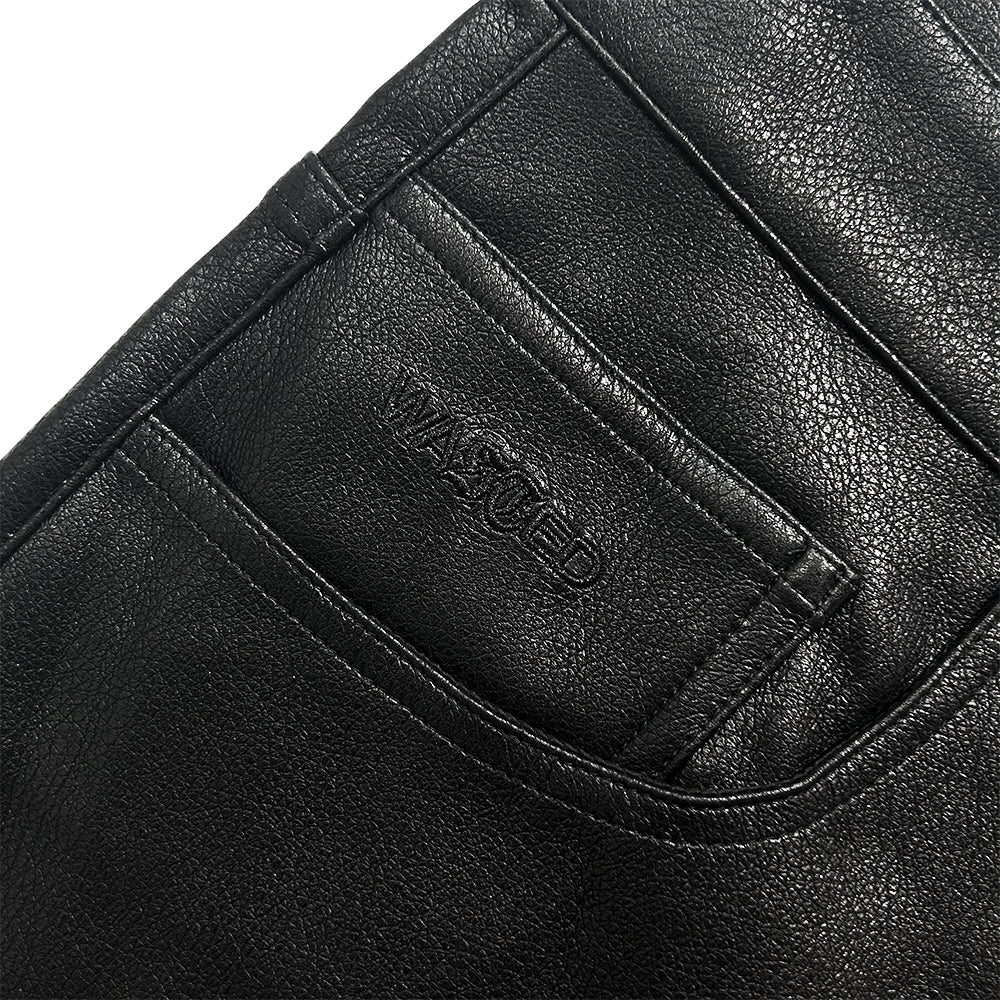 Faux Leather Casper Pants