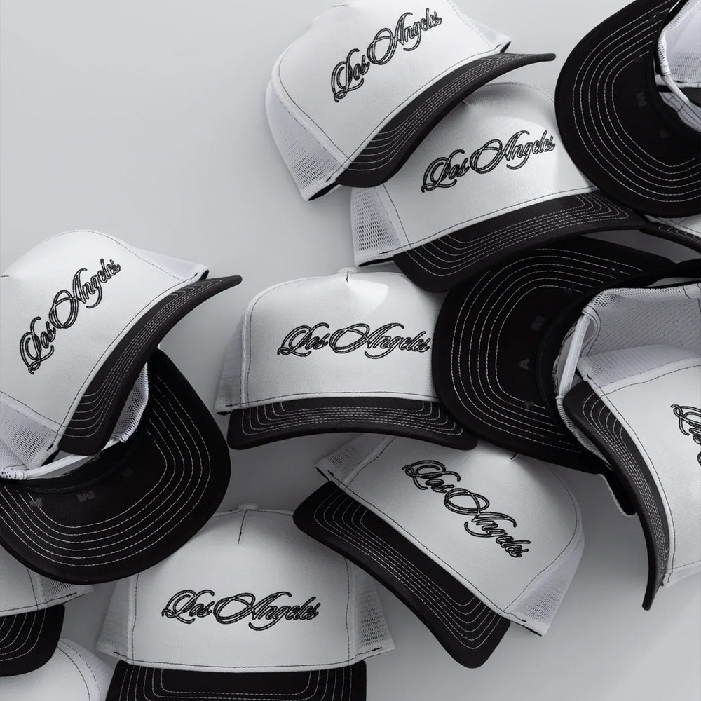 LA Script Trucker Hat