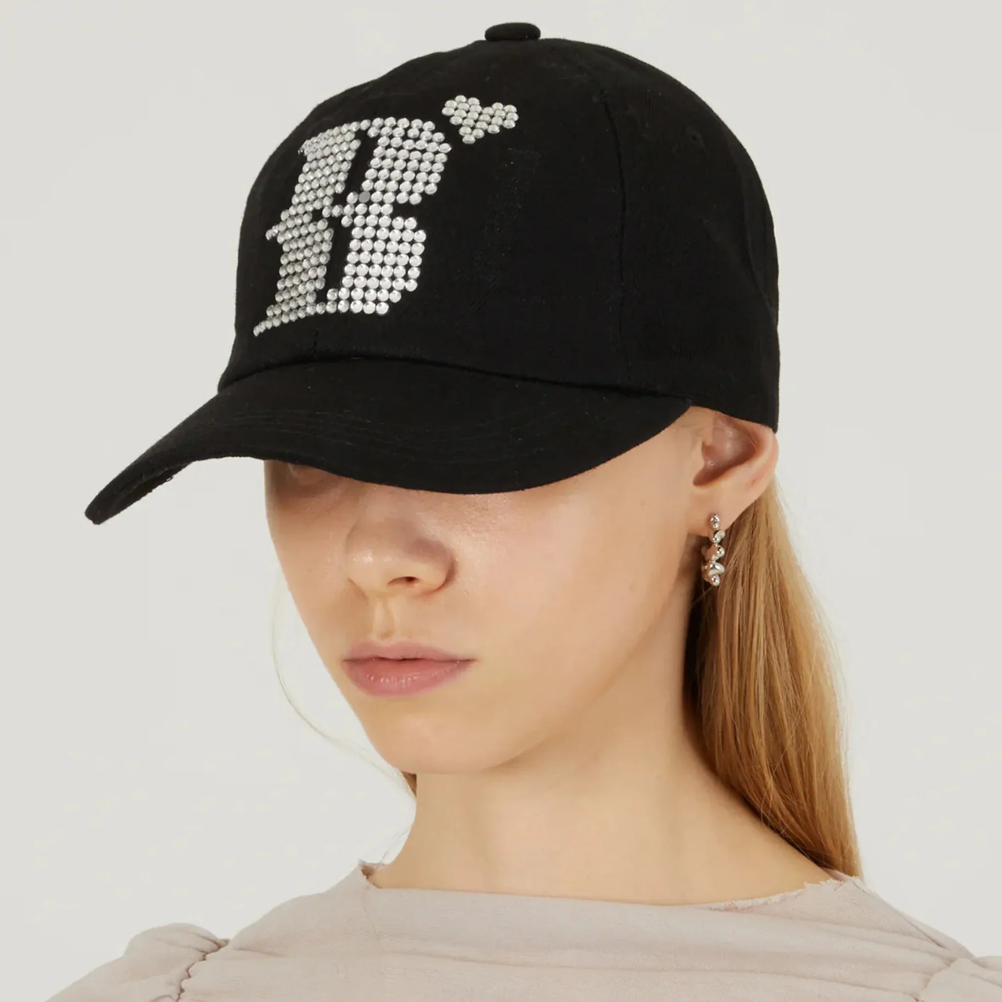 BASICKS(ベイシックス)商品ページ - Rhinestone Cap - Black