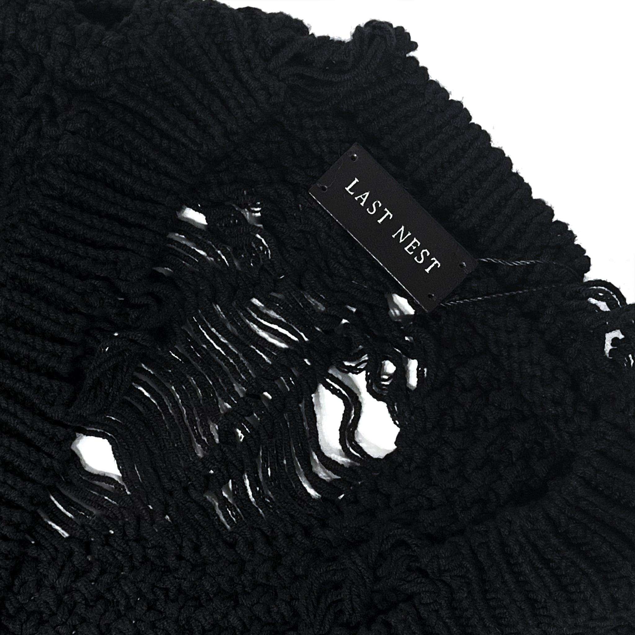 LAST NEST(ラストネスト)商品ページ - Damaged Cardigan - Black