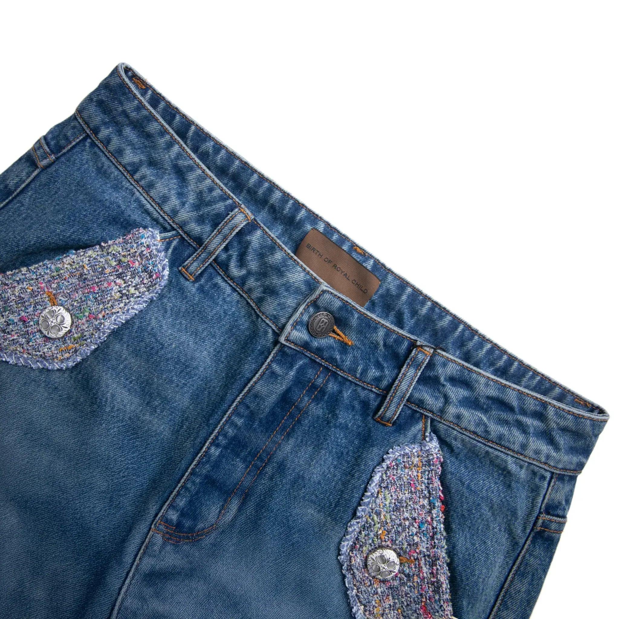 Tweed Patchwork Denim - BIRTH OF ROYAL CHILD - VENTURER