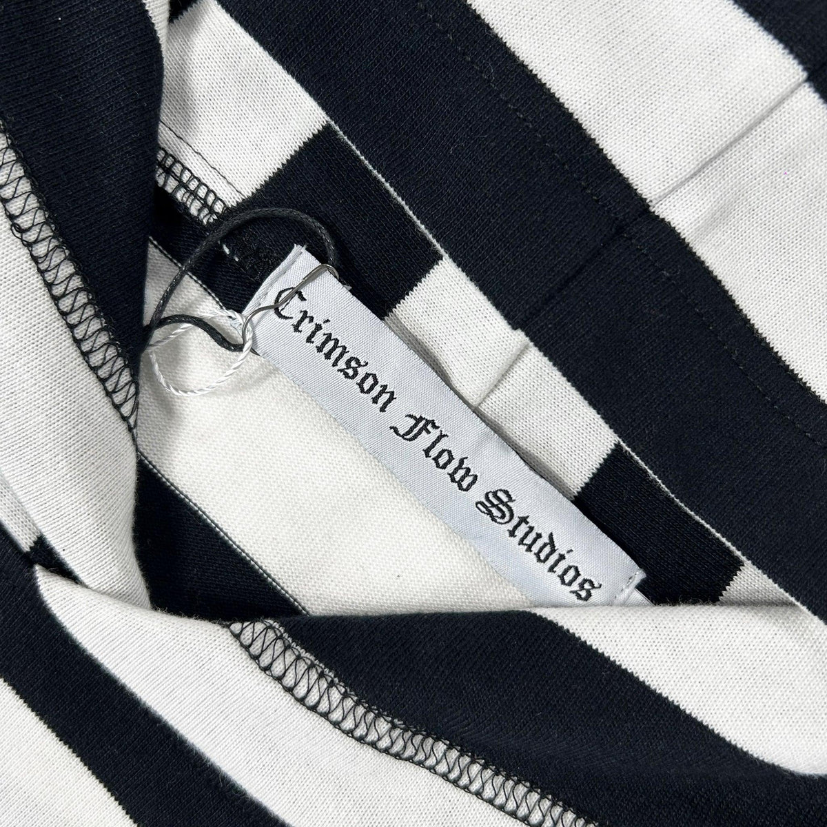 Black Stripe Jesus Zip Hoodie