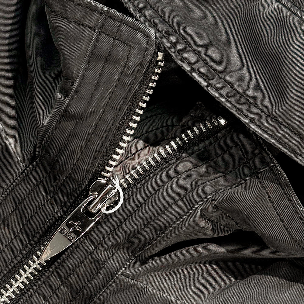 Dyed Snowflakes Logo Washing Puffer Jacket