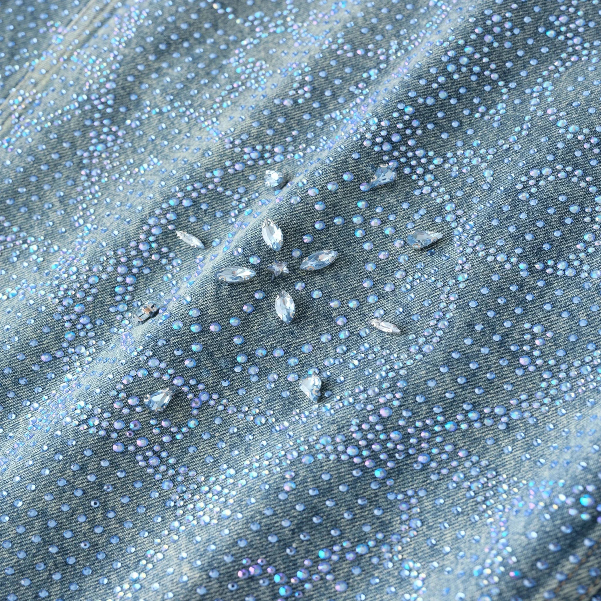 Diamond Vine Denim Jacket - BIRTH OF ROYAL CHILD - VENTURER